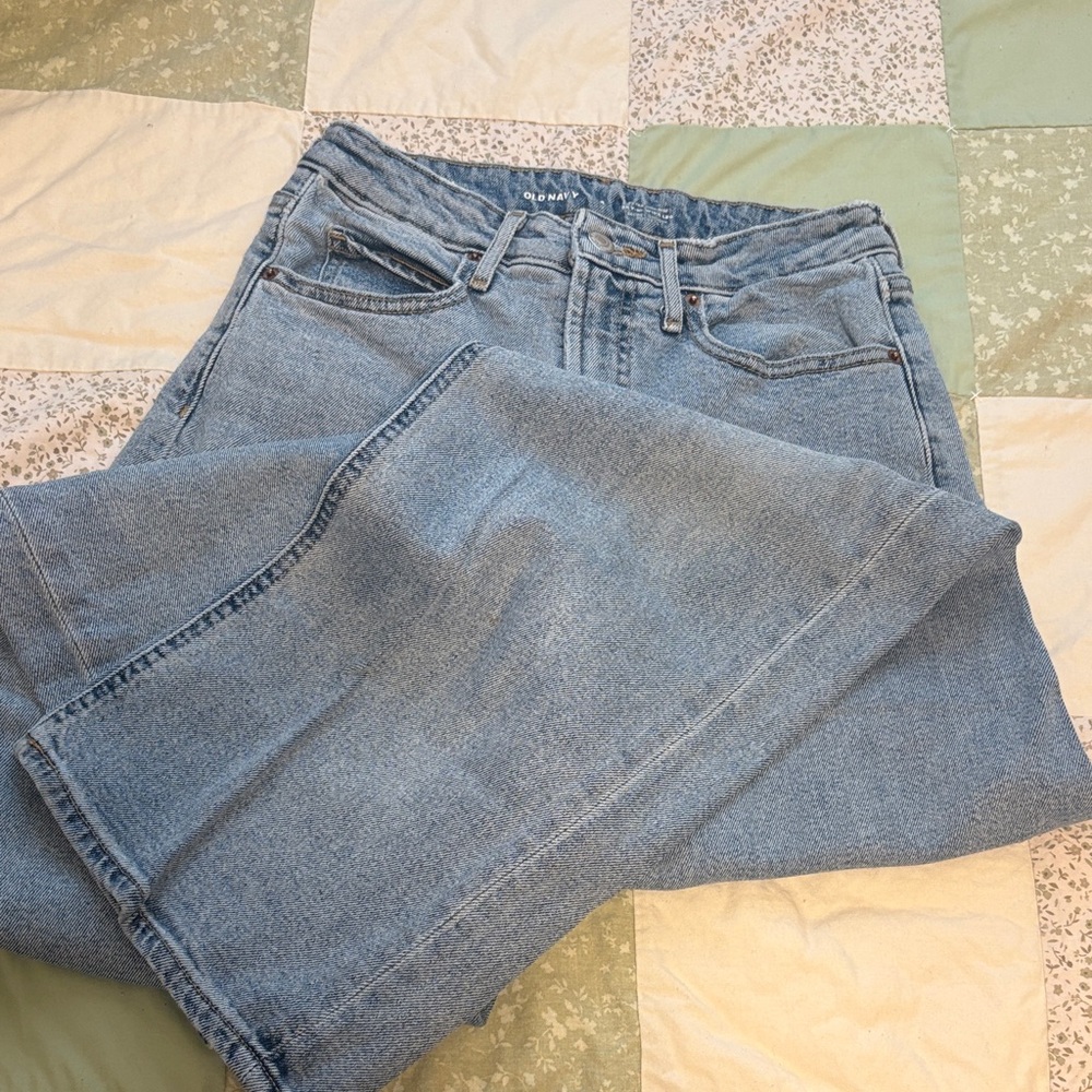 Old Navy Light Blue Straight Leg Jeans